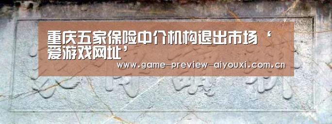 重庆五家保险中介机构退出市场‘爱游戏网址’(图3) 爱游戏网址